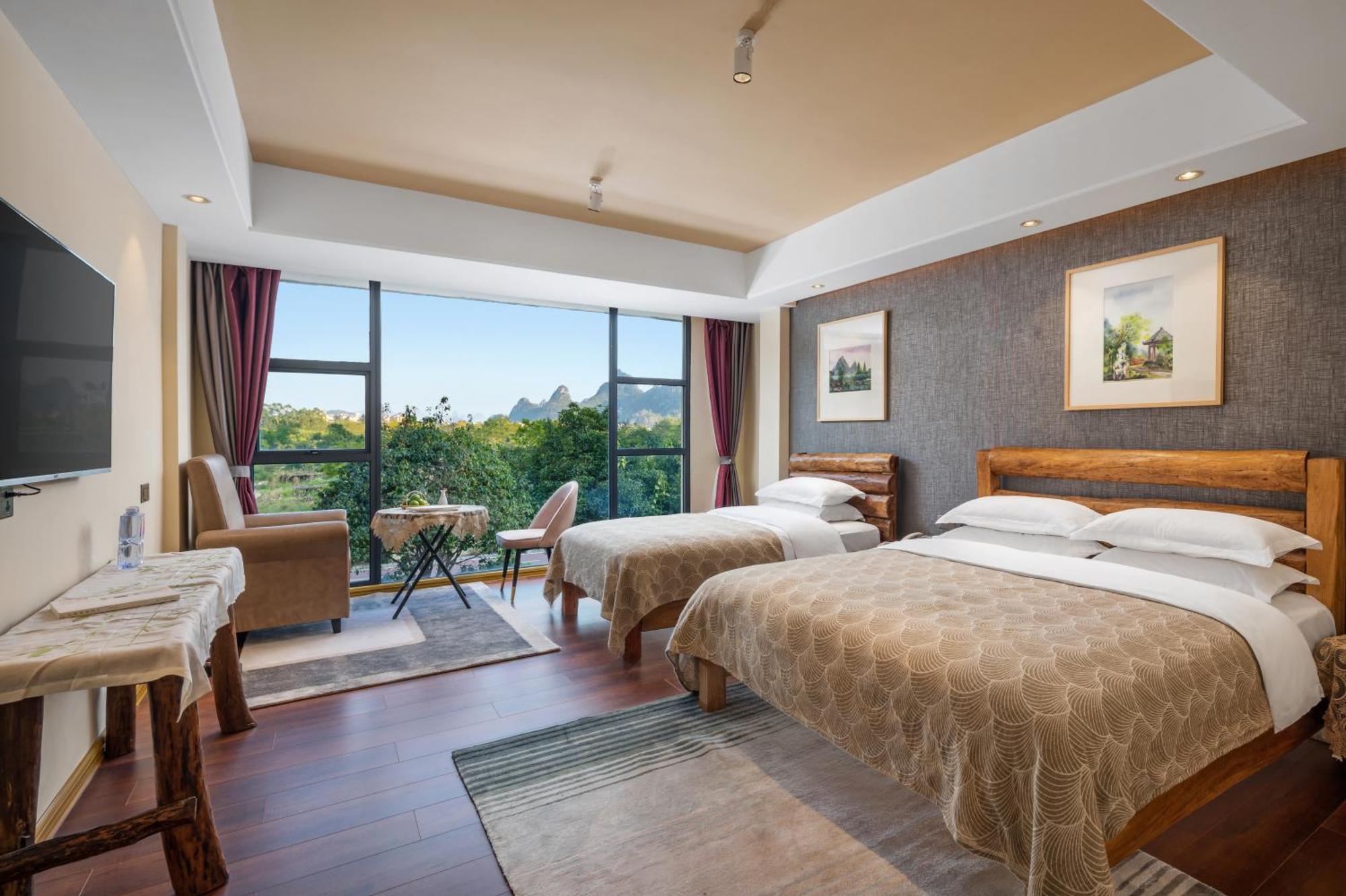 Guilin Village Creek Inn-Free Private Car Pick Up Station Stay 3 Nights Bagian luar foto