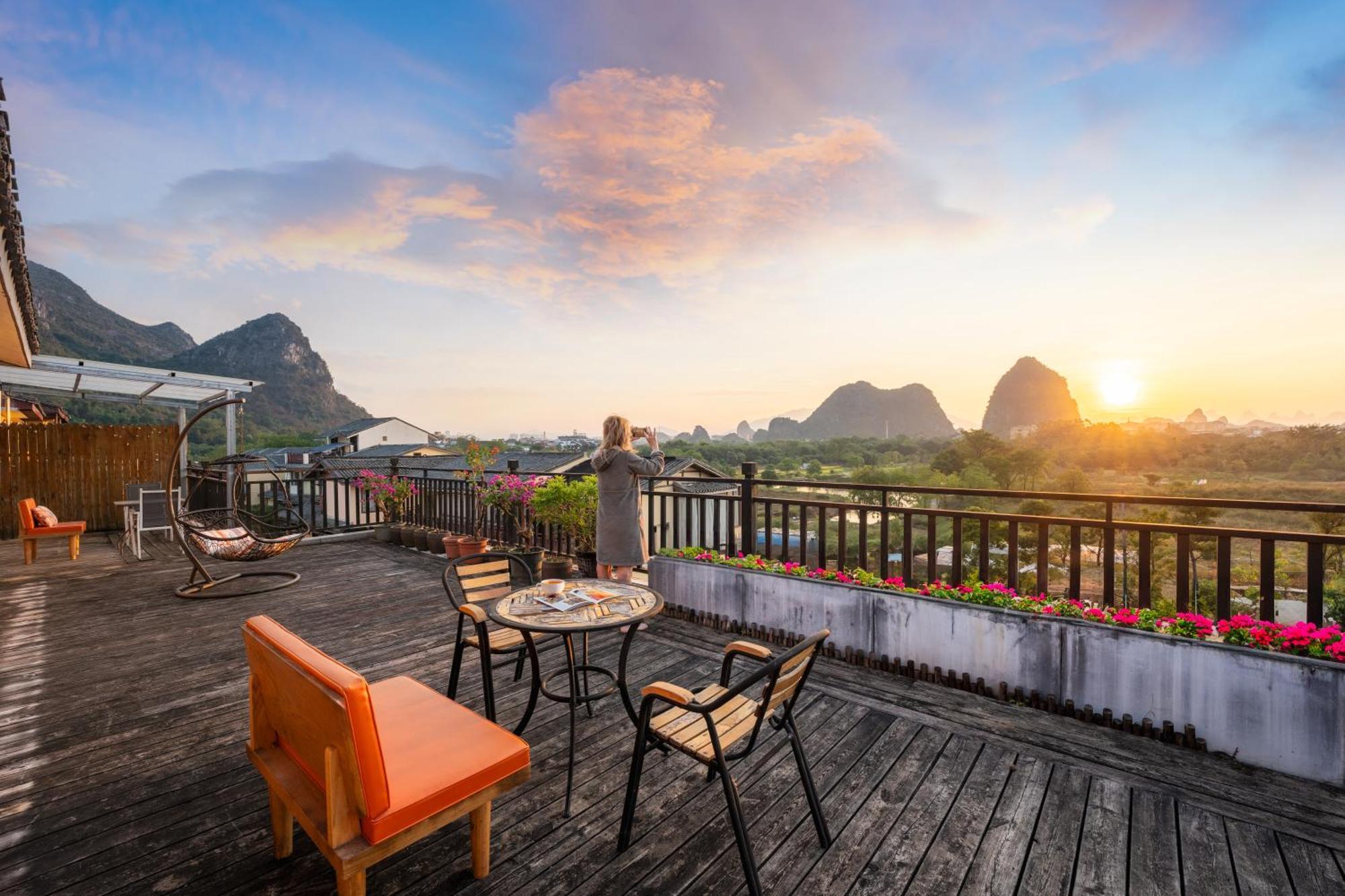 Guilin Village Creek Inn-Free Private Car Pick Up Station Stay 3 Nights Bagian luar foto