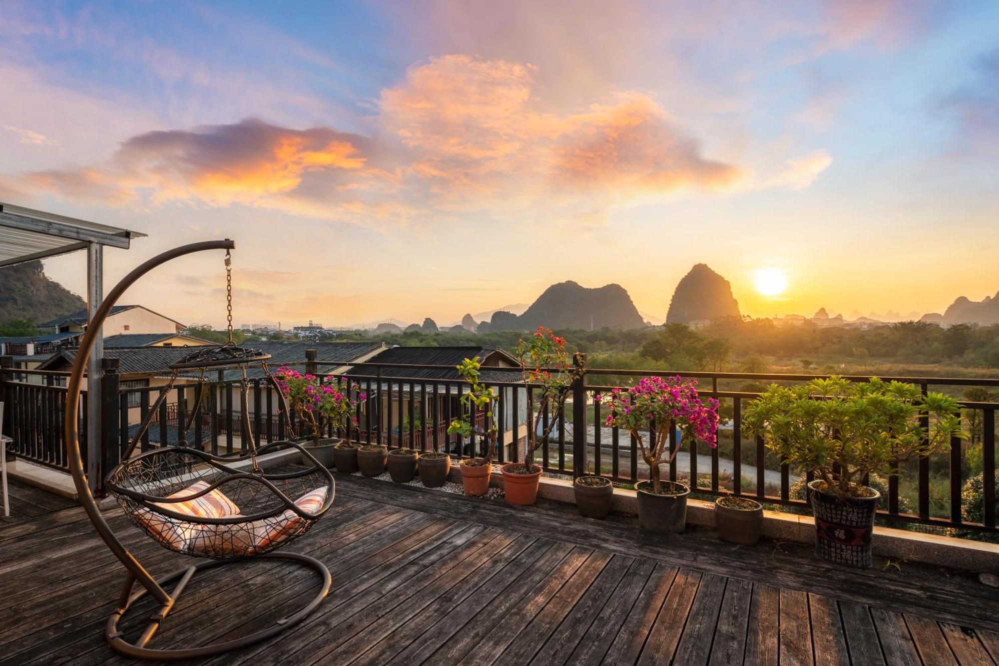 Guilin Village Creek Inn-Free Private Car Pick Up Station Stay 3 Nights Bagian luar foto