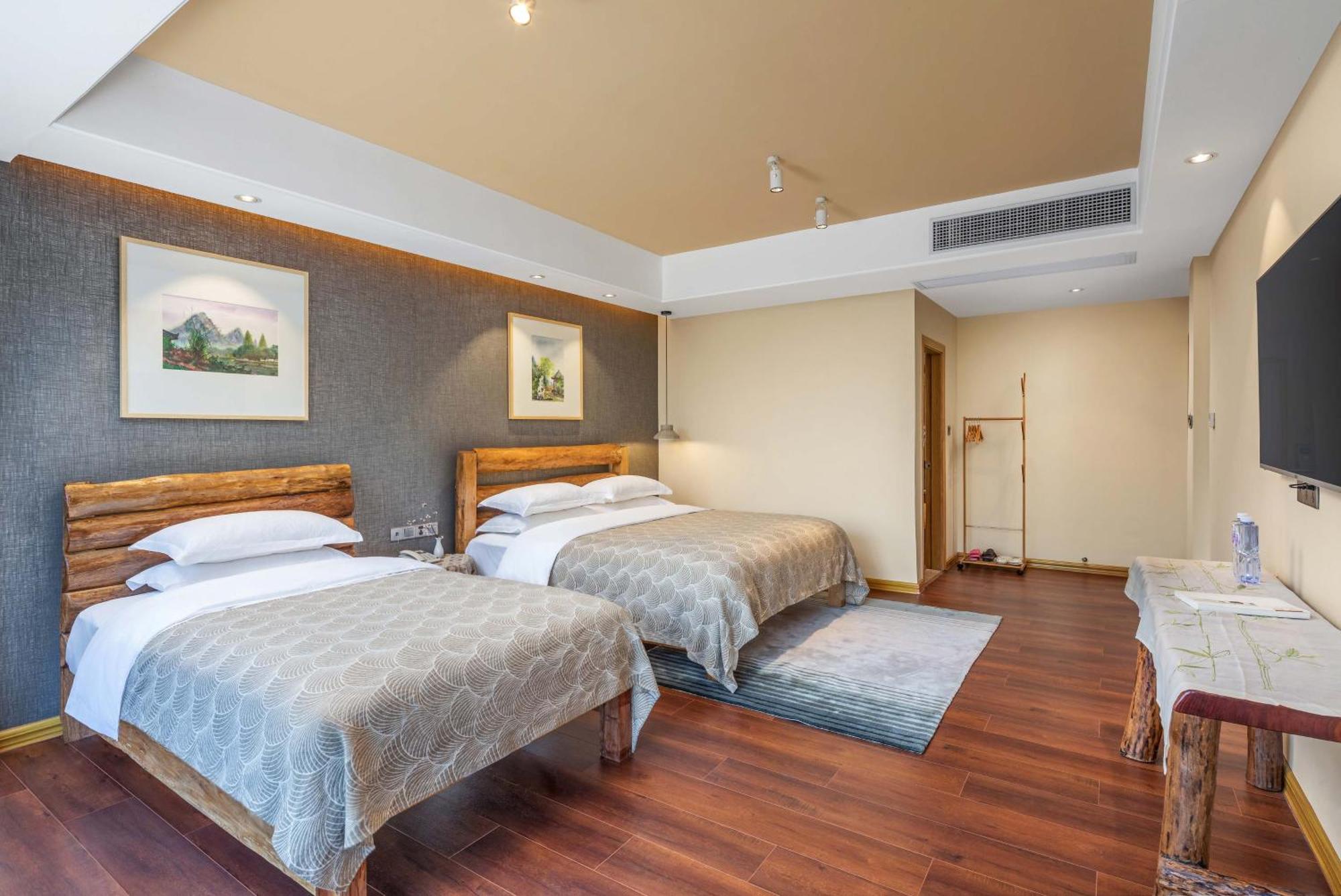 Guilin Village Creek Inn-Free Private Car Pick Up Station Stay 3 Nights Bagian luar foto