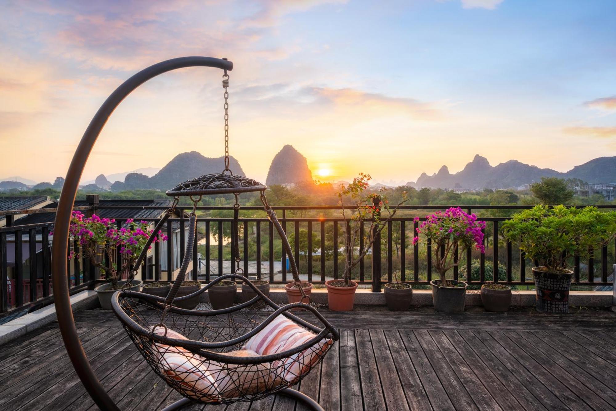 Guilin Village Creek Inn-Free Private Car Pick Up Station Stay 3 Nights Bagian luar foto