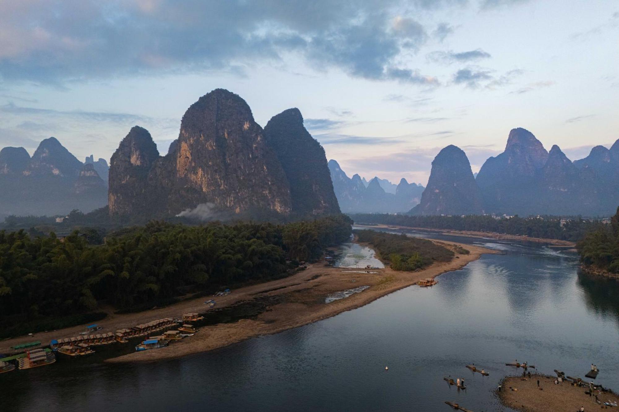 Guilin Village Creek Inn-Free Private Car Pick Up Station Stay 3 Nights Bagian luar foto