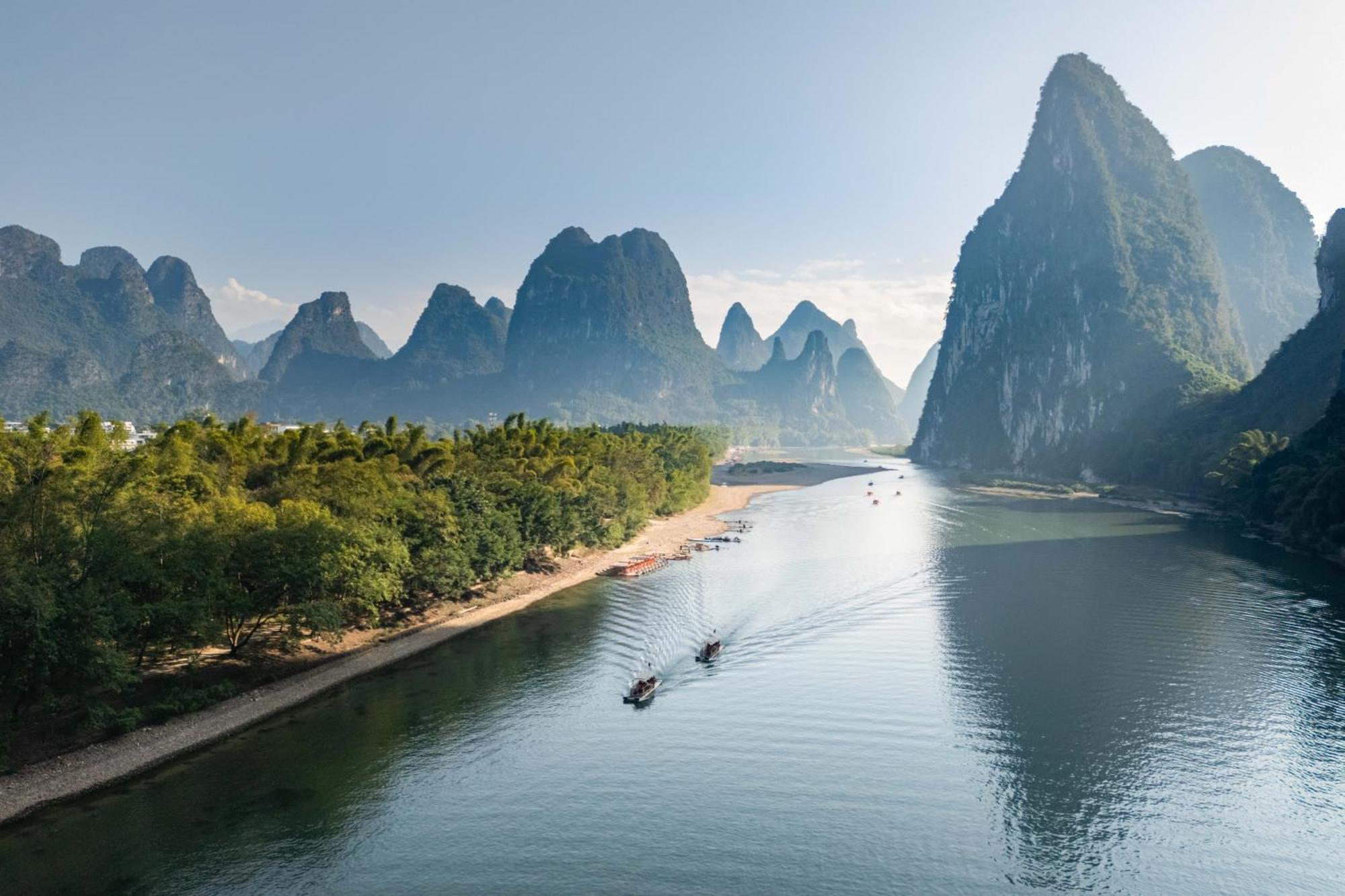 Guilin Village Creek Inn-Free Private Car Pick Up Station Stay 3 Nights Bagian luar foto