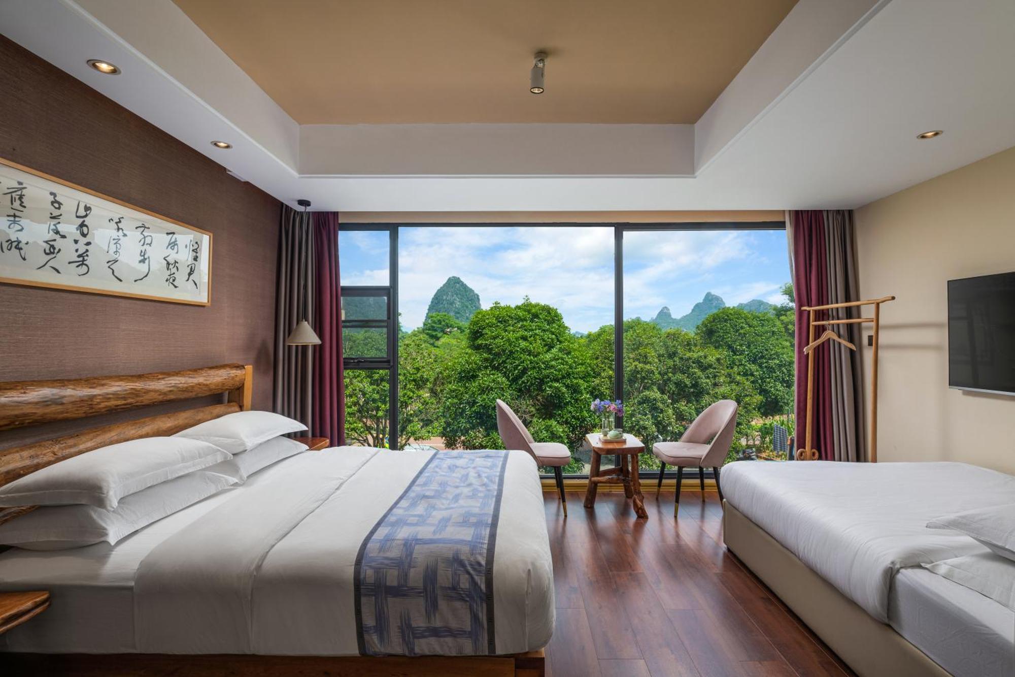 Guilin Village Creek Inn-Free Private Car Pick Up Station Stay 3 Nights Bagian luar foto